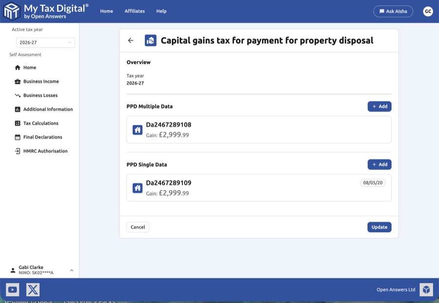 CGT PPD update